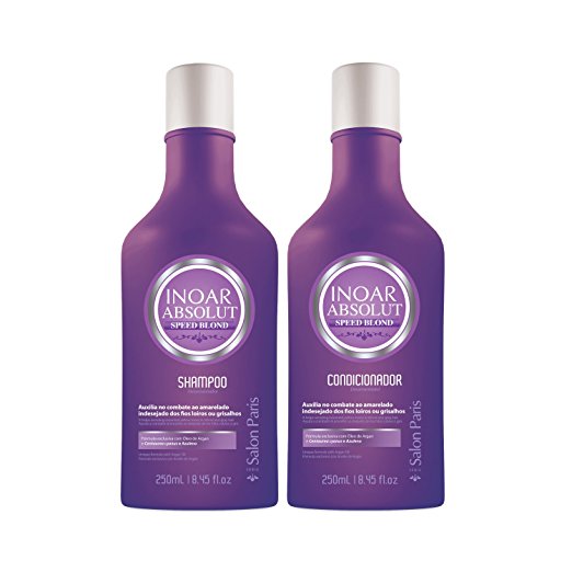 INOAR Speed blond Duo Kit - Shampoo + Conditioner - ADDROS.COM